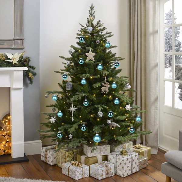 Christmas Ball Ornaments Set Xmas Tree säsongsbetonade dekorationer för