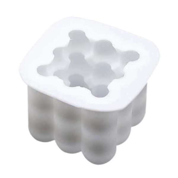 Silikonljusform, Utsökt Design 3D Bubbelkub För DIY Ljushantverk Återanvändbar Silikon Livsmedelskvalitet Material Lätt Släpp Idealisk För Handgjorda