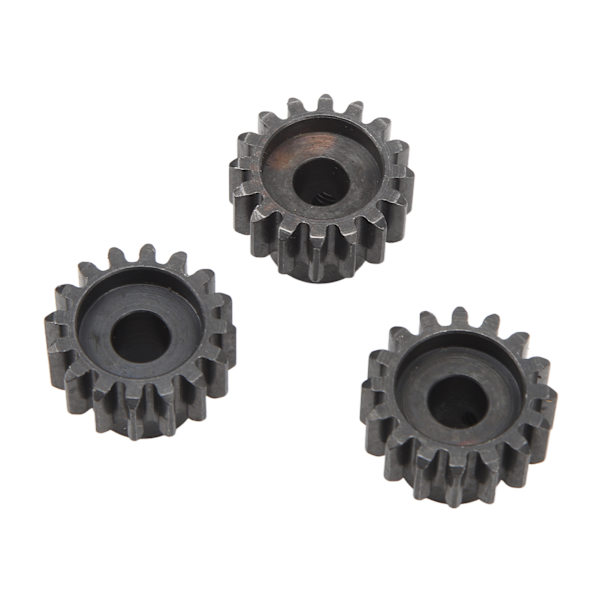 3 st RC-bilväxelsats 8 mm innerhål stålbilmotorväxel för 1/5 1/8 1/10 modellbil 17T