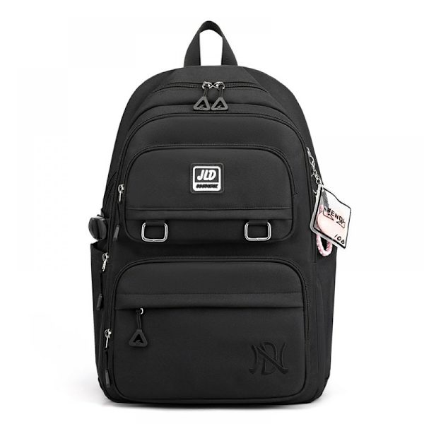 Skolryggsäck pojkar flickor tonåringar skolryggsäck vattentät ryggsäck kvinnor män skolryggsäck laptopväska ryggsäck nylon (30L), lila, ryggsäck