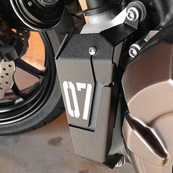 Mt07 Fz07 Kylvätskebehållare Skyddsskydd för Yamaha Mt-07 Fz-07 2014-2019, Svart