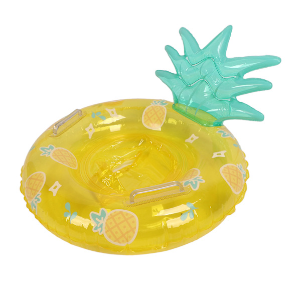 Tjock PVC Baby Simring Uppblåsbar Baby Pool Float Svamp Botten Säte Float Ring med Handtag