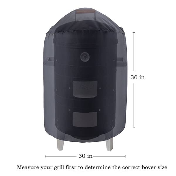 1 kpl ulkokäyttöön pyöreä BBQ-grillisuoja vedenpitävä terassikalusteiden pölysuoja