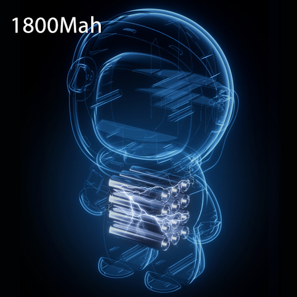 Astronaut Speaker AI Intelligent Voice Bluetooth Speaker Klocka Liten Nattlampa Födelsedagspresent Rosa