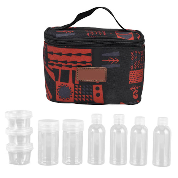 Camping kryddbehållare 9 lådor rese kryddset bärbar kryddbox för utomhus picknick grill