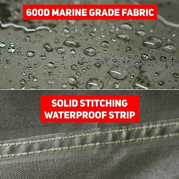 Universellt överdrag för trädgårdstraktor, kraftigt väderbeständigt 600D polyester med marinkvalitetsduk, universell passform för utomhus- och inomhusbruk