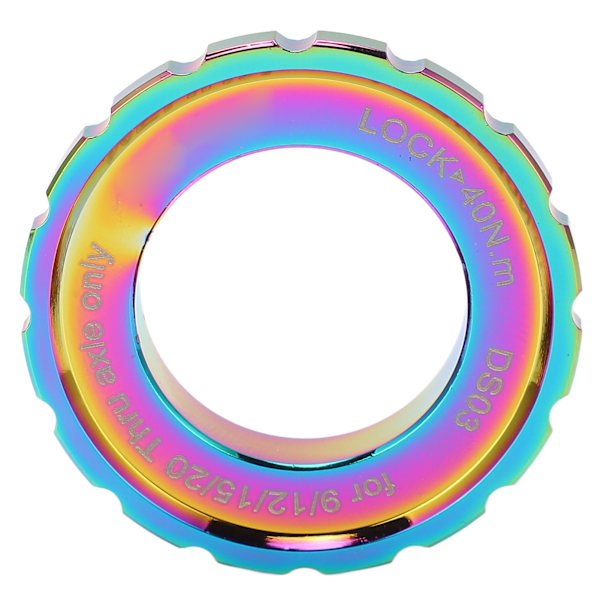 MEIJUN Centerlock till 6 bultars fästadapter låsring aluminiumlegering axelnavadapter för genomgående axelnav Multicolor