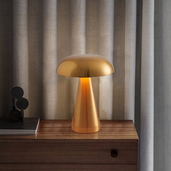USB-ladende LED-soppbordlampe, berøringssensor skrivebordslampe, seng