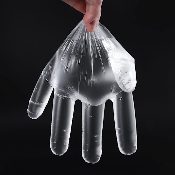 Handskar med ambidextriös design, latexfria för allergikänsliga användare, idealiska för matberedning och hantering