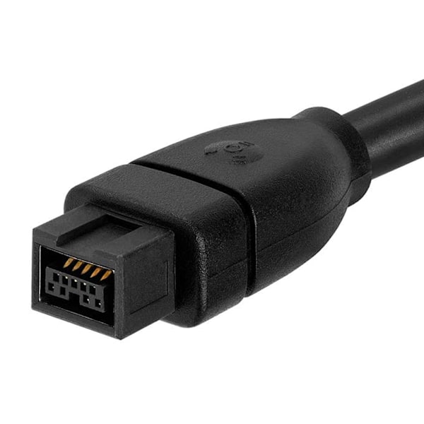 1394 Firewire 800 till 400 Firewire Firewire 9 till 4 datakabel 1394-kabel 1,8 meter svart