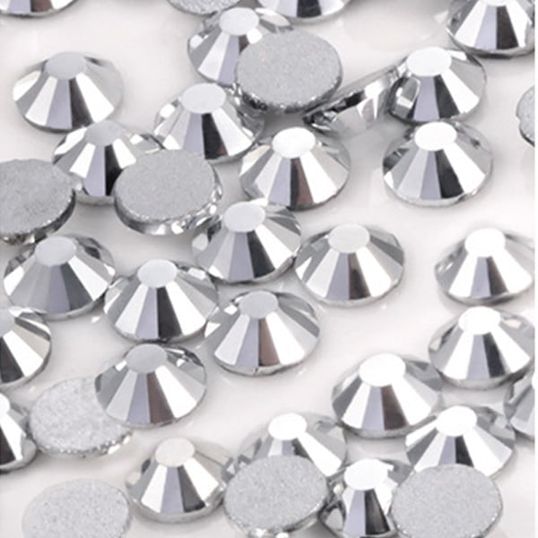 Nagelkristaller med platt rygg, glaskristallrhinestones för hantverk