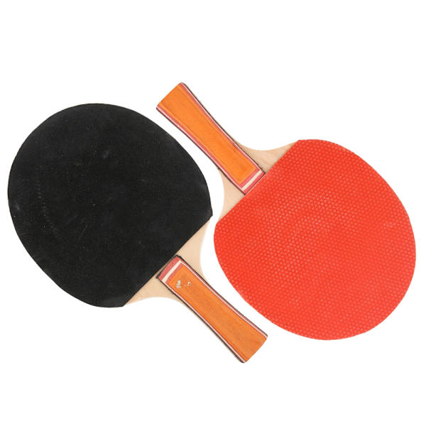 Bordtennisracketset med ren träbasplatta, dubbelsidig täckning, träningsbordtennisracket, pingisset, sportutrustning