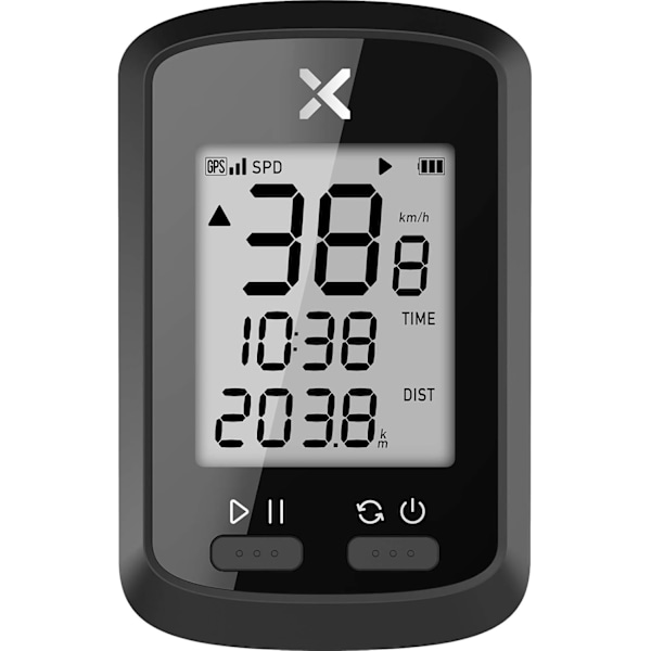 E-Bike GPS Navigator, ANT+ Cykeldator med Bluetooth APP-anslutning, Exakt GPS-positionering för Sömlös Navigation, Auto Bakgrundsbelysning 1.8\" HD