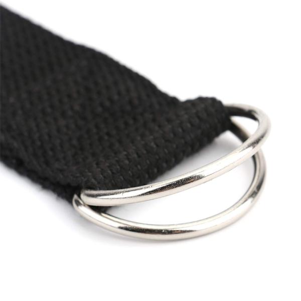 Set med 2 yogablock / yogablock / yogablock med 1 st yogarem för blockeringar träningsstretchövningar nybörjare och avancerade (svart)