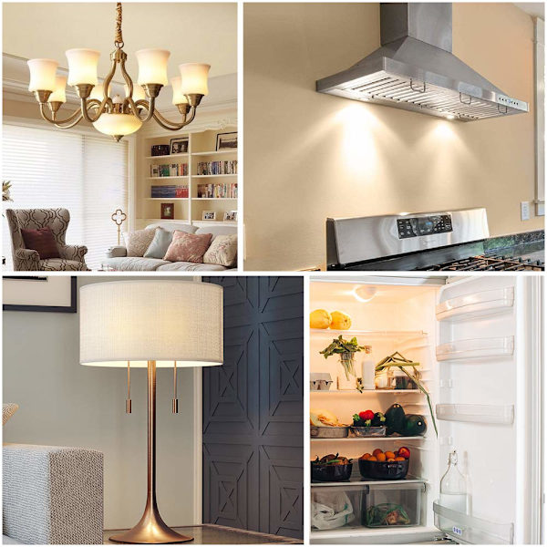 6 E14 LED-lampor, 7W (motsvarande 65W halogen), varmvit 3000K 700LM, Edison-skruvbas, ej dimbar, AC 220-240V