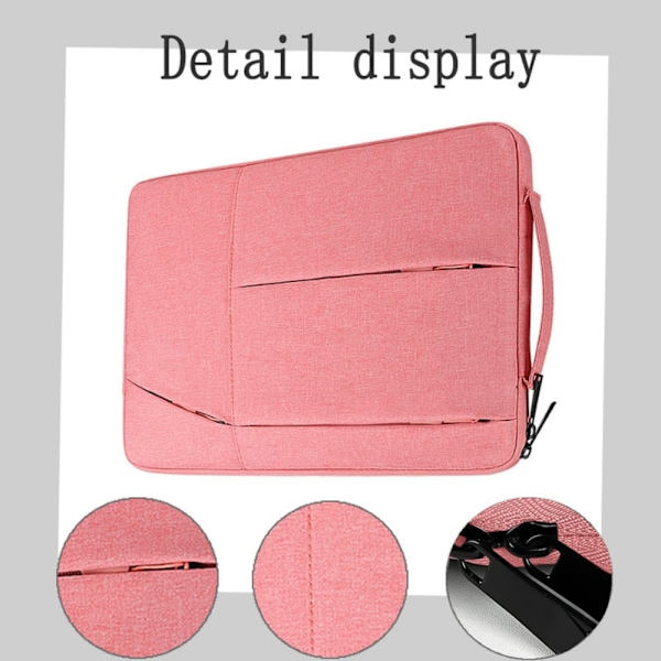 Laptopväska - Jiaren rosa - 15,6 tum