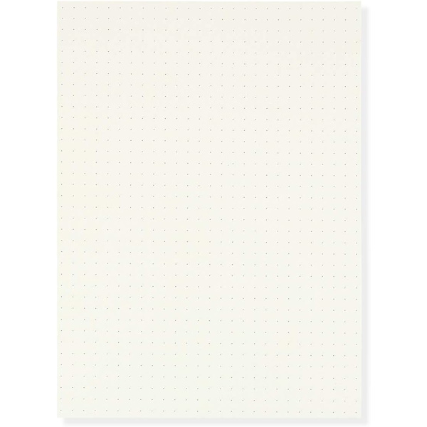 A5 6-ring pärm/planerpåfyllnadspapper för Filofax, 6 hål, 45 ark/90 sidor, prickrutnät