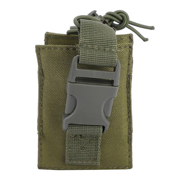 Nylonlätt militär vattenflaska Interphone förvaringsväska påse för Molle-system (grön)