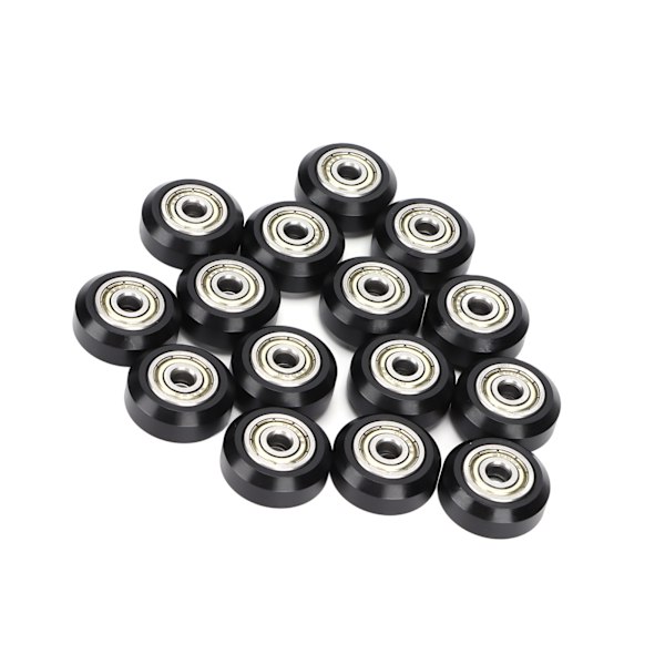 Gantryhjul för Ender 3/3Pro, Hög Utskriftsnoggrannhet 3D-skrivarrullar med Dubbel Lagerdesign, Slitstarkt POM-material Säkerställer Smidig Rörelse Och