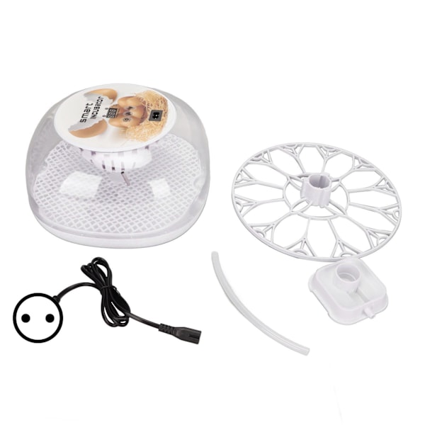 Äggkläckningsmaskin Mini Automatisk 12 Äggkläckare med Helt Transparent Isoleringsskydd för Kläckning av Fjäderfä EU-kontakt 220V