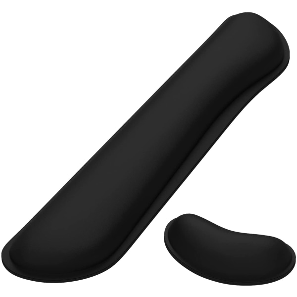 Tangentbordshandledsstöd, minnesskumset handledsstöd, enkelt att skriva och smärtlindring, mus handledsstöd, spel halkfritt handledsstöd