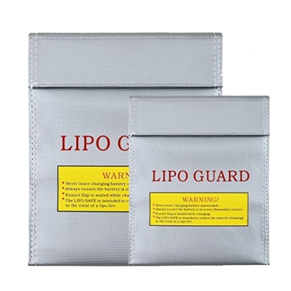 Brandsäker Laddningsväska, Premium Lipo Batteriskydd, Explosionssäkert Flamskyddande Non-Woven Tyg, Idealisk För Rc Lipo Batteriskydd,