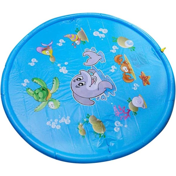 Splash Pad, Sprinkler Lekmatta, Summer Garden Water Toy Kids