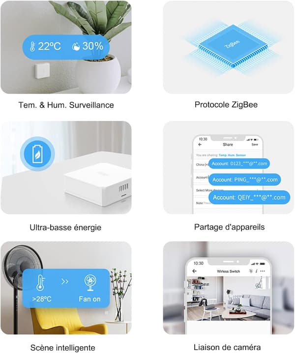 Mini ZigBee lämpötila- ja kosteusanturi, SONOFF ZigBee Bridge