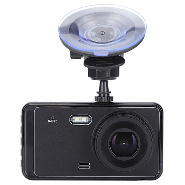 Högupplöst Dash Cam, Dubbel Bilkamera med WDR och Stor Skärm för Ultra HD Dash Cam för Bilar, Vidvinkelobjektiv, WiFi & App Smart Kontroll, och