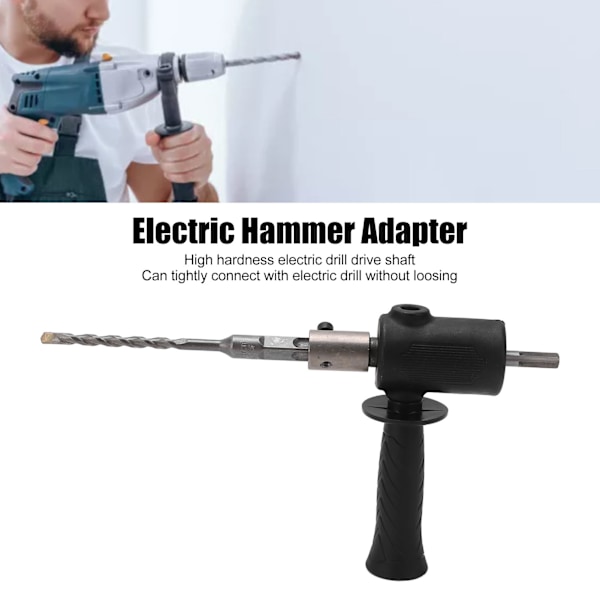 Elborr till Hammare Adapter Hög Hårdhet Snabb Byte Elektrisk Hammare Konverterare Omvandlingshuvud