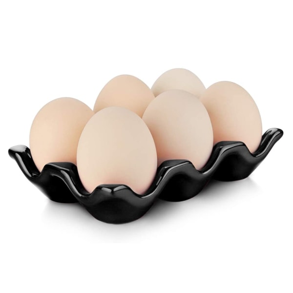 Keramisk äggtallrik, Kök Restaurang Kylskåp Förvaring Ägg