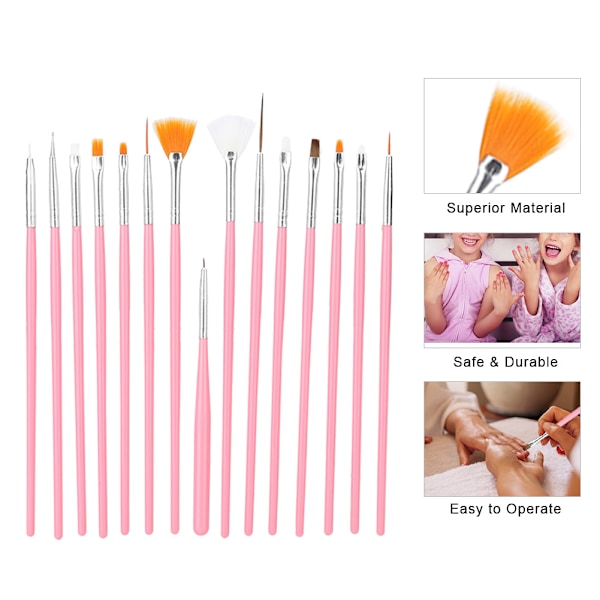 Artisan's Choice: Professionell Nagelstämplare &amp; Penslar, Silikon Fransk Manikyr Stämplare, Mini Nagelkonst Kit för Enkla Designer av Salongskvalitet