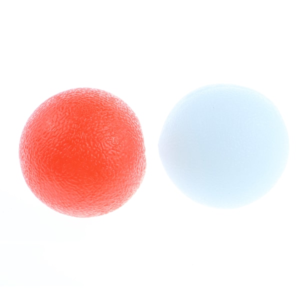 Stressbollar Handövning Terapi Gelboll Set om 2 Fast/Mjuk för Vuxna - Artritlindring, Stroke Rehabilitering, Greppstyrka, Handled