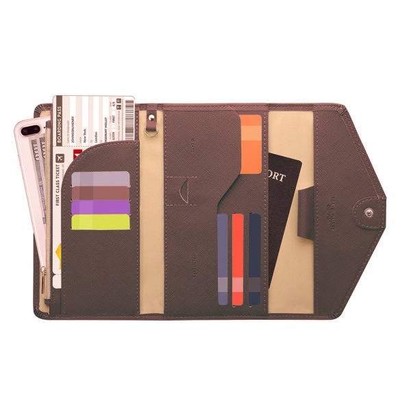 Passhållare RFID-blockerande ID-kort Passhållare Tri Fold