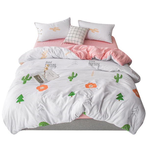 Bekväm andningsbar polyester sängkläder set örngott lakan påslakan (för 1,5 m säng)