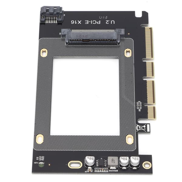U.2 SSD til PCIe X16 Adapter til Datacenter- og Workstationbrug, PCI-E til U.2 NVME Adapter med EMI-undertrykkelse og Højhastighedssignalforbedring