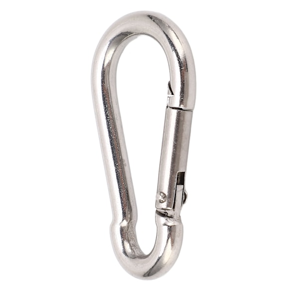 10 st Karbinhakar Fjäder Snabbkoppling Tung Duty Snabblänk 304 Rostfritt Stål för Fågelmatare 6MM