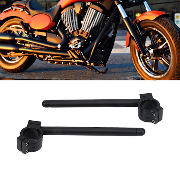 2 st 41 mm/1,6 tum Styrhöjare Klämma Montering Ergonomisk Aluminiumlegering Motorcykelmodifiering