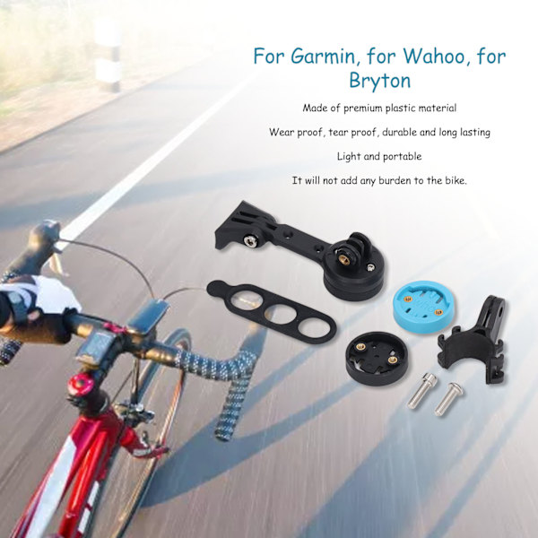 Cykeldatorfäste för Garmin, Wahoo och Bryton