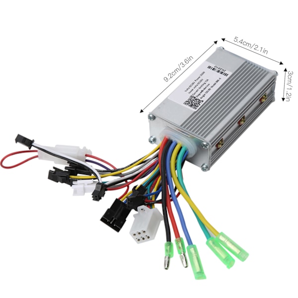Elektrisk cykel elektrisk skoter borstlös regulator LCD-displaypanel rattinstrument 48V