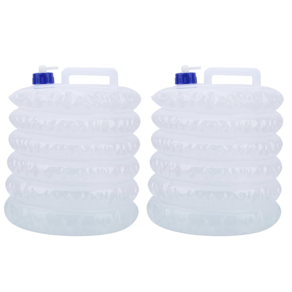 2PCS Utomhus Fällbar Vattenhink Bärbar Plast Vattenpåse Flaska för Camping Vandring