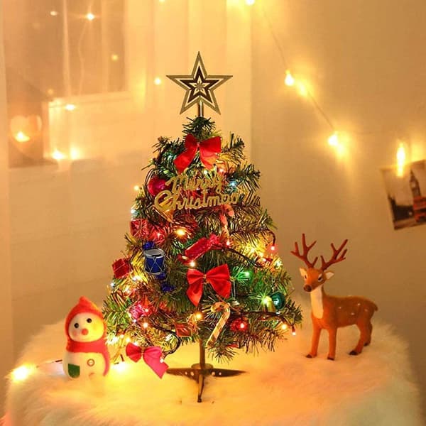 Mini Julgran med LED-ljusslinga