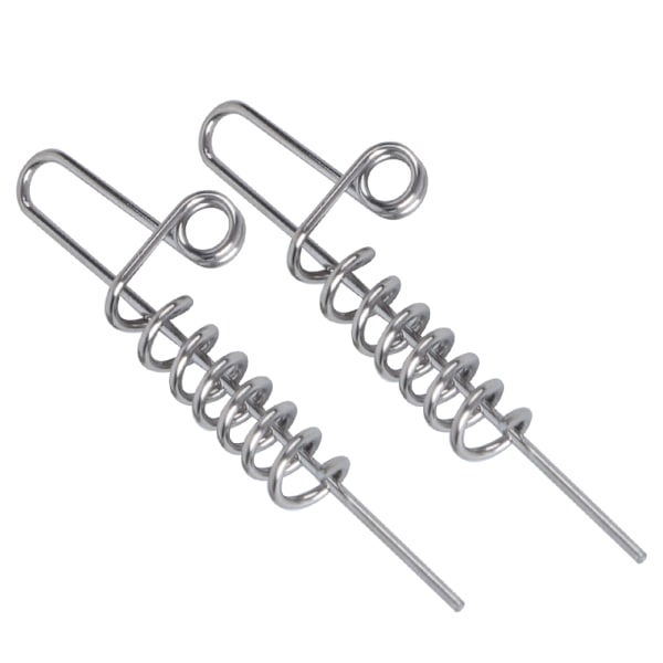 Mjukt fiskebete-anslutningsmaskar Lock Lock Fixed Pin Fiskebeten TillbehörStor storlek (cirka 6 cm/2,4 tum)