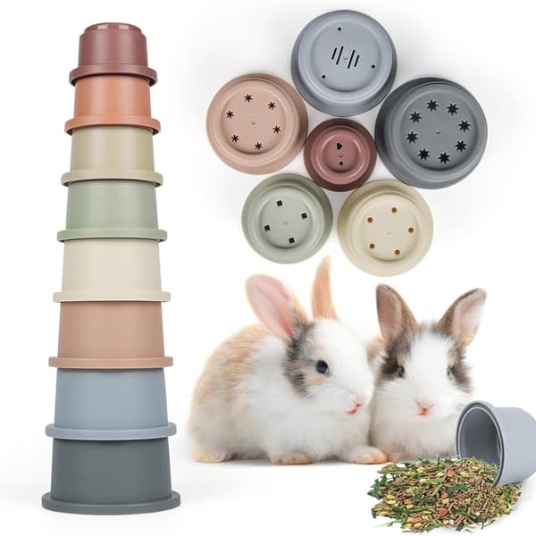 Babystabling stablekoppleker, badeleker til baby, Montessori-leker, egnet som gaver til barn style 5