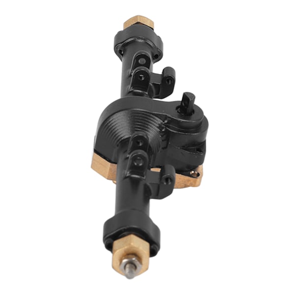 Komplett bakaxel i aluminiumlegering för Axial SCX24 AXI90081 1/24 RC-bildelar Svart
