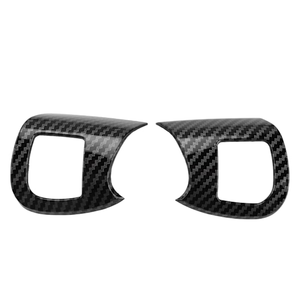 6 st Kolfiber-Stil Instrumentbräda Luftventil Skydd Trim för Cooper Hatchback F55 F56 F57 2014‑2021