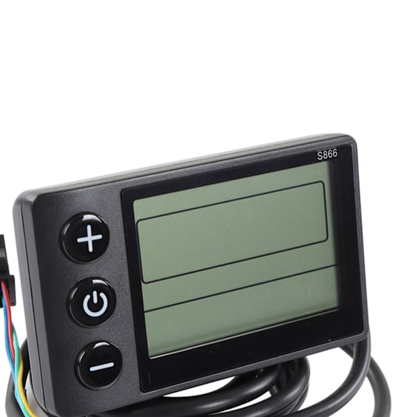 22A Elektrisk Cykel Controller LCD S866 Kit med Strålkastare Tumgas Bromspanel Effekt Assistanssensor SM-kontakt