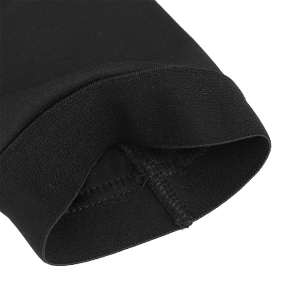 Cykel Vindtät Fleece Armvärmare Utomhus Sport Arm Sleeves Cover (Svart M)