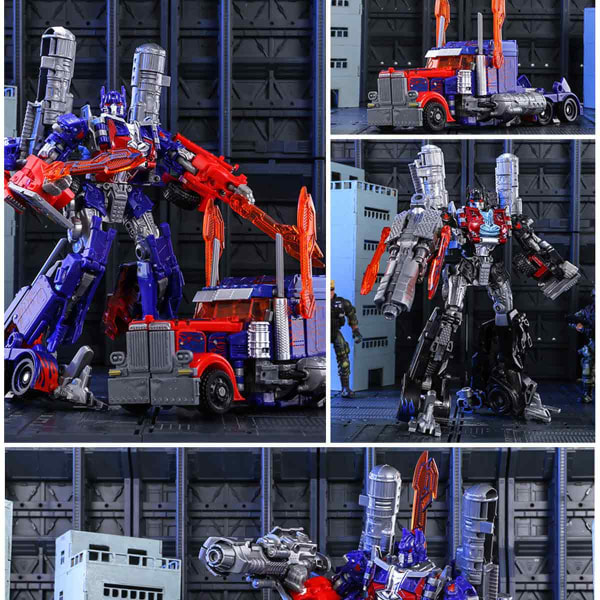 Optimus Prime Transformer Bil Robot Leksaker Tyrannosaurus Triceratops Optimus Prime Bumblebee