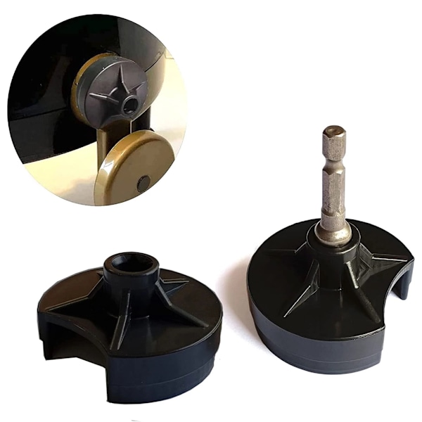 Snabb Auto Stickad Adapter Vevarm Adapter med Hex Stålbit Virkningsmaskin Adapter DIY Sytillbehör för Stickmaskin